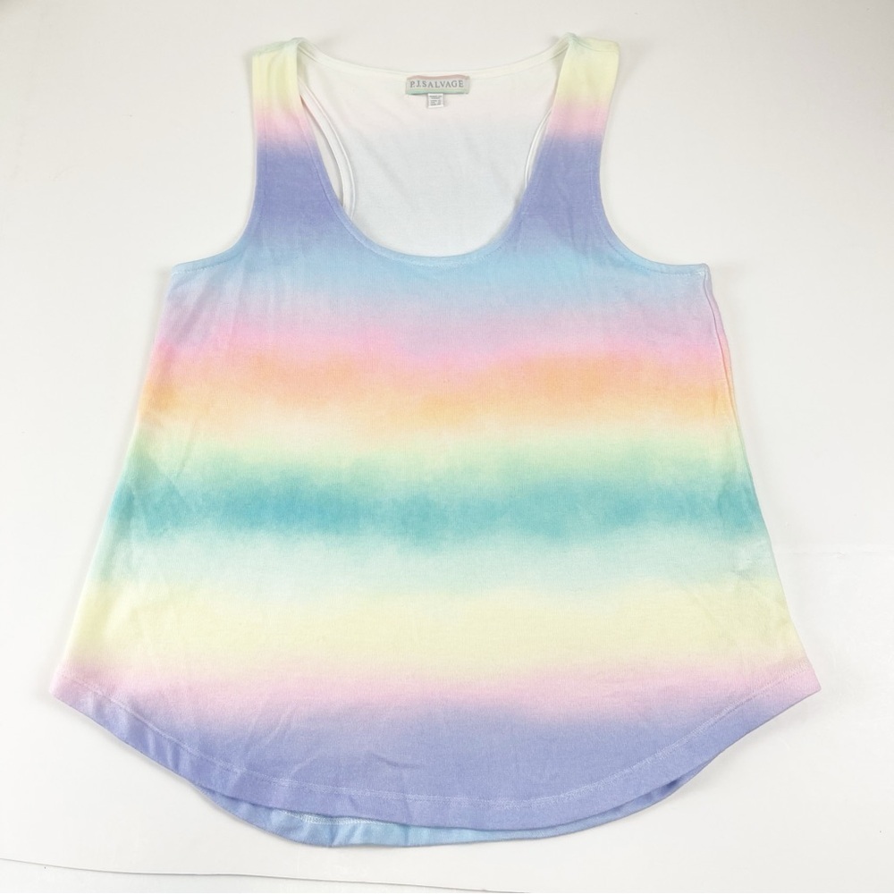 PJ Salvage Stardust Ombre Racerback Tank Top Womens Medium
